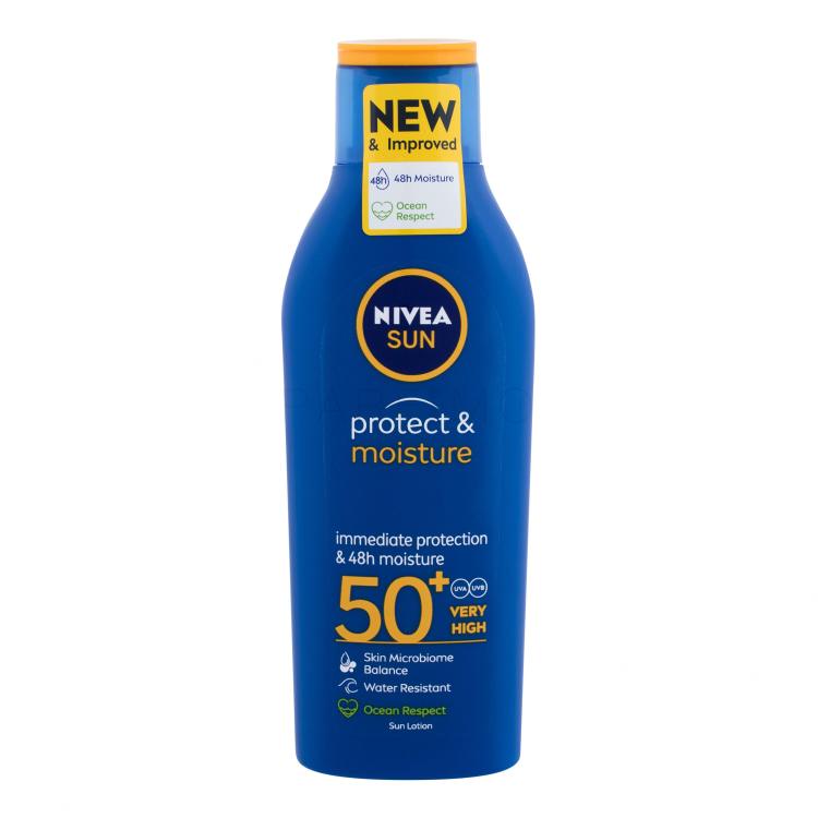 Nivea Sun Protect &amp; Moisture SPF50+ Pentru corp 200 ml