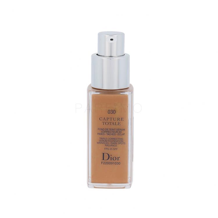 Christian Dior Capture Totale Serum Foundation SPF25 Fond de ten pentru femei 20 ml Nuanţă 030 Medium Beige tester