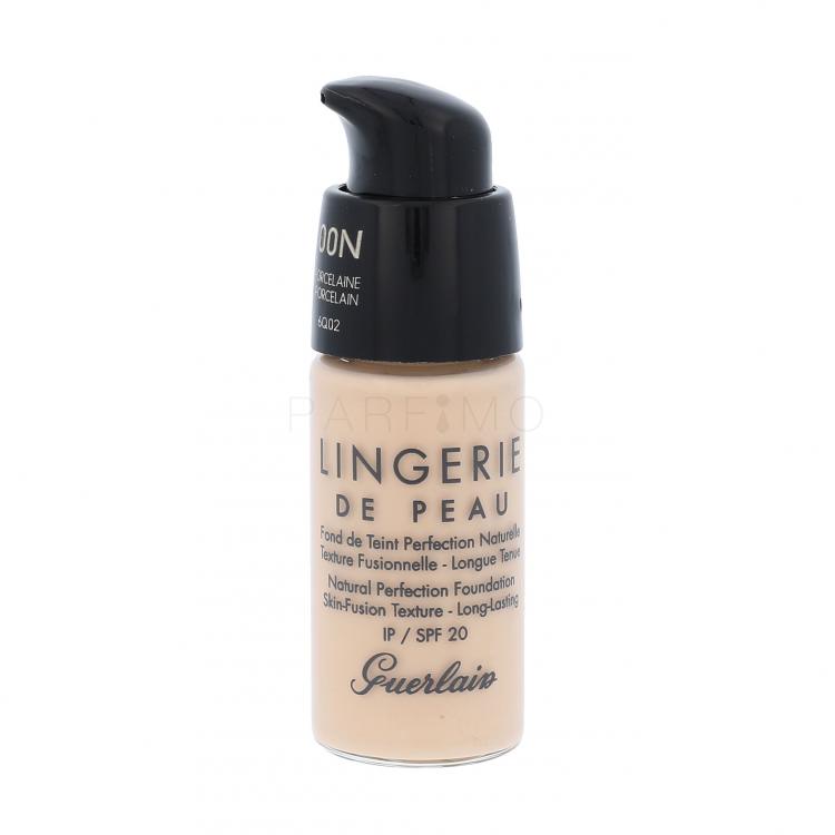 Guerlain Lingerie De Peau SPF20 Fond de ten pentru femei 15 ml Nuanţă 00N Porcelain tester