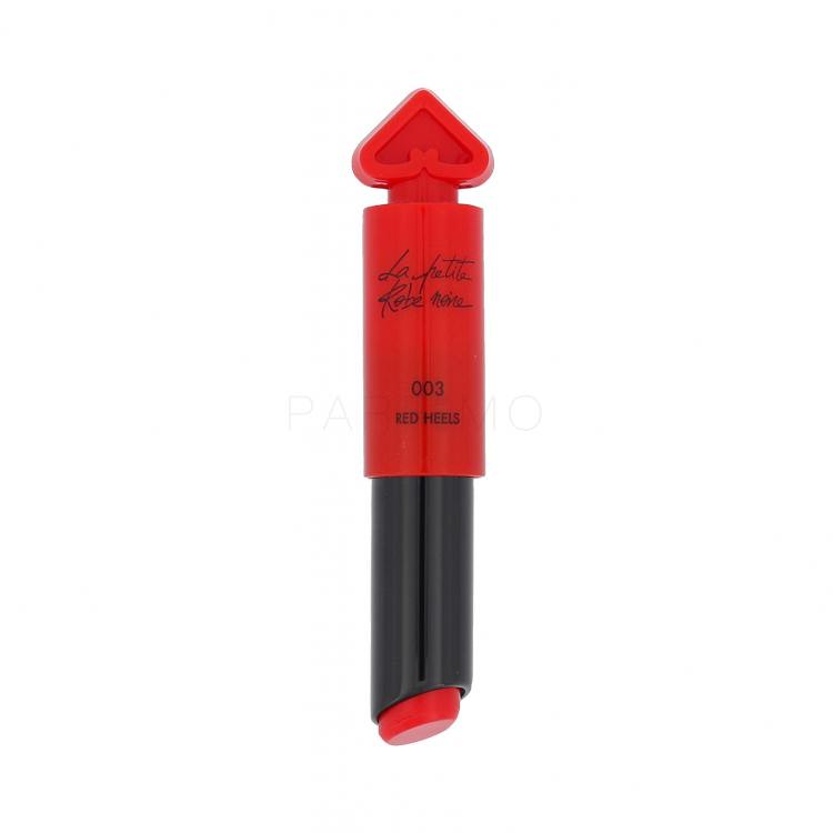 Guerlain La Petite Robe Noire Ruj de buze pentru femei 2,8 g Nuanţă 003 Red Heels tester
