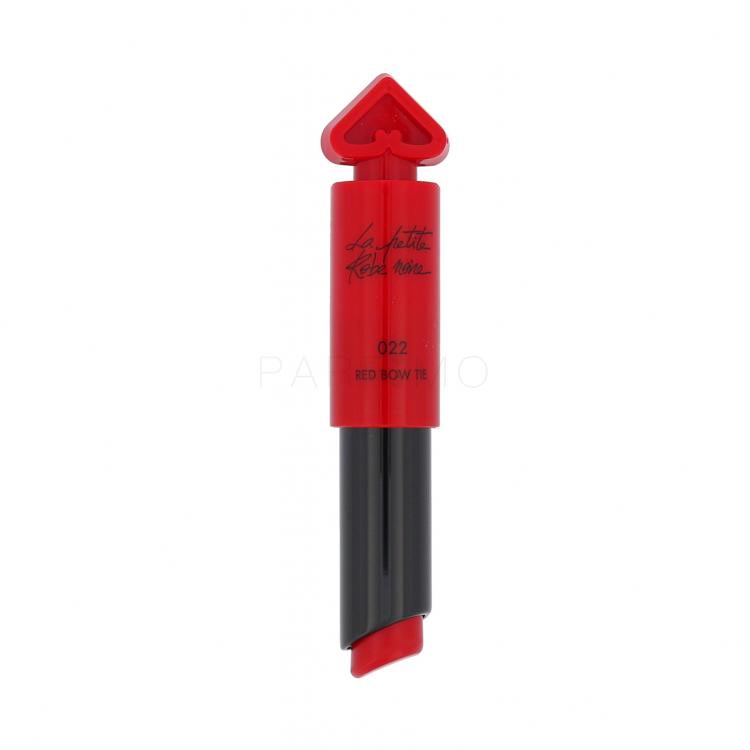 Guerlain La Petite Robe Noire Ruj de buze pentru femei 2,8 g Nuanţă 022 Red Bow Tie tester
