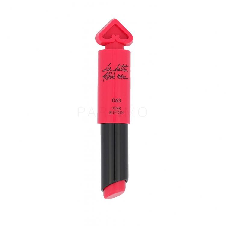 Guerlain La Petite Robe Noire Ruj de buze pentru femei 2,8 g Nuanţă 063 Pink Button tester