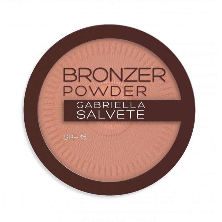 Gabriella Salvete Bronzer Powder SPF15 Pudră pentru femei 8 g Nuanţă 01