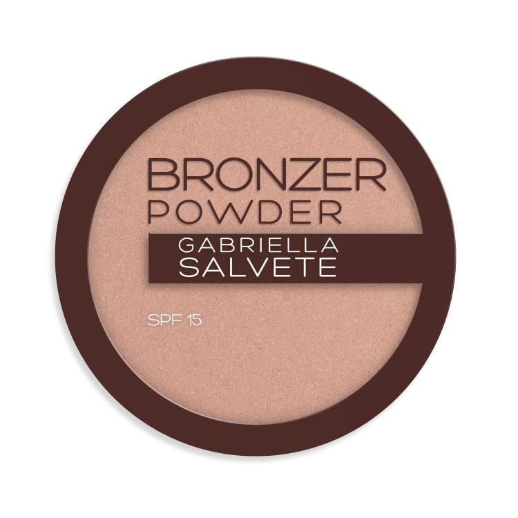 Gabriella Salvete Bronzer Powder SPF15 Pudră pentru femei 8 g Nuanţă 03