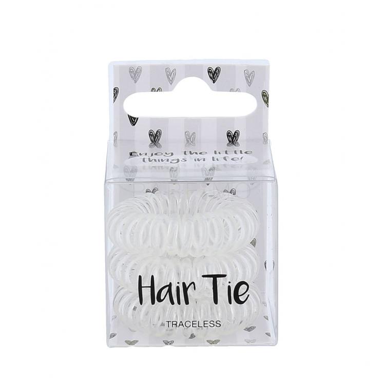 2K Hair Tie Elastice de păr pentru femei 3 buc Nuanţă Clear