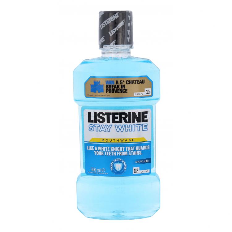 Listerine Stay White Mouthwash Apă de gură 500 ml