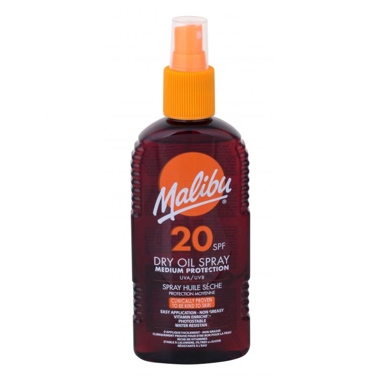 Malibu Dry Oil Spray SPF20 Pentru corp 200 ml