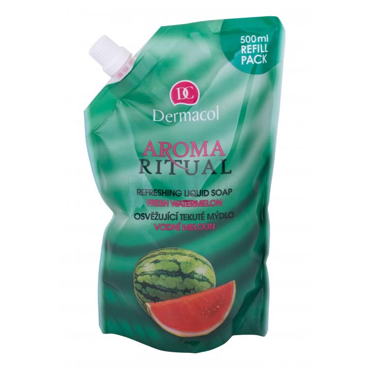 Dermacol Aroma Ritual Fresh Watermelon Săpun lichid pentru femei Rezerva 500 ml