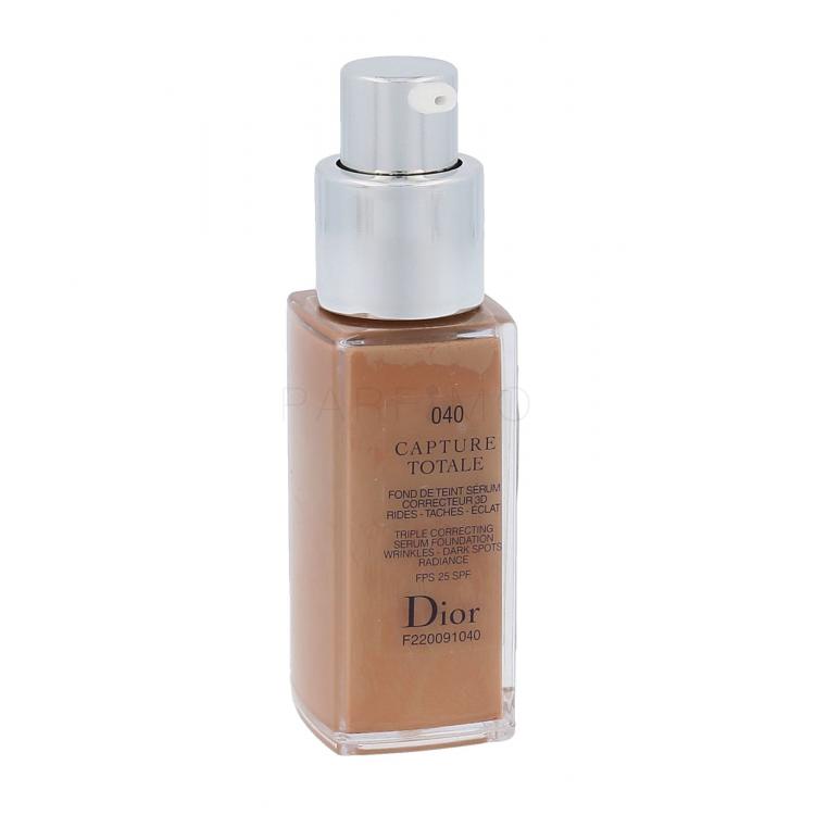 Christian Dior Capture Totale Serum Foundation SPF25 Fond de ten pentru femei 20 ml Nuanţă 040 Honey Beige tester