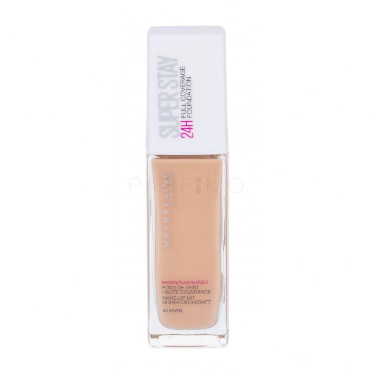 Maybelline Super Stay 24h Full Coverage Fond de ten pentru femei 30 ml Nuanţă 40 Fawn