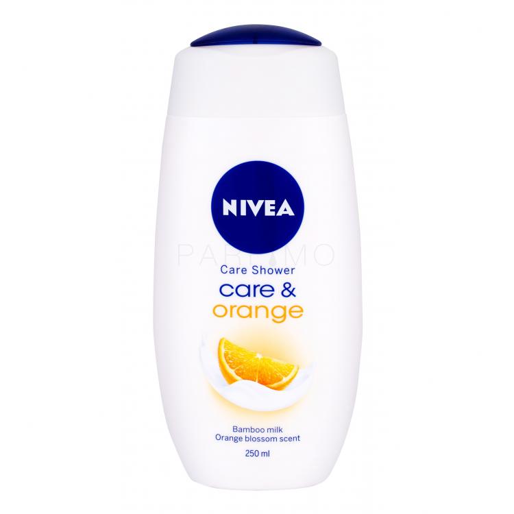 Nivea Care &amp; Orange Gel de duș pentru femei 250 ml