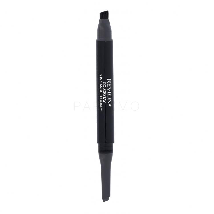 Revlon Colorstay 2 In 1 Angled Kajal Creion de ochi pentru femei 0,28 g Nuanţă 104 Graphite
