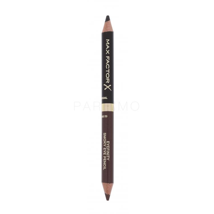 Max Factor Eyefinity Smoky Eye Pencil Creion de ochi pentru femei 1,3 g Nuanţă 02 Black Charcoal +  Brushed Copper
