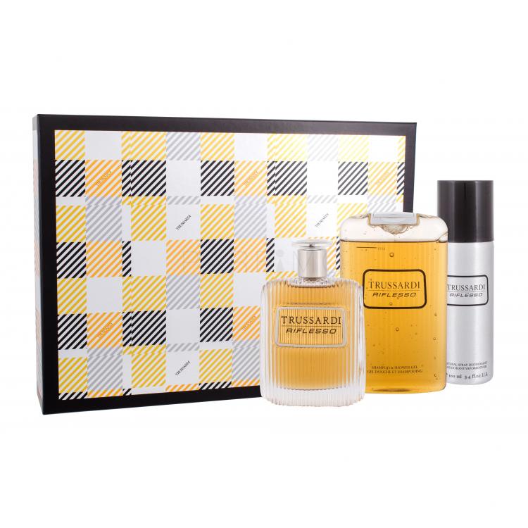 Trussardi Riflesso Set cadou EDT 100 ml + Gel de dus 200 ml + Deodorant  100 ml