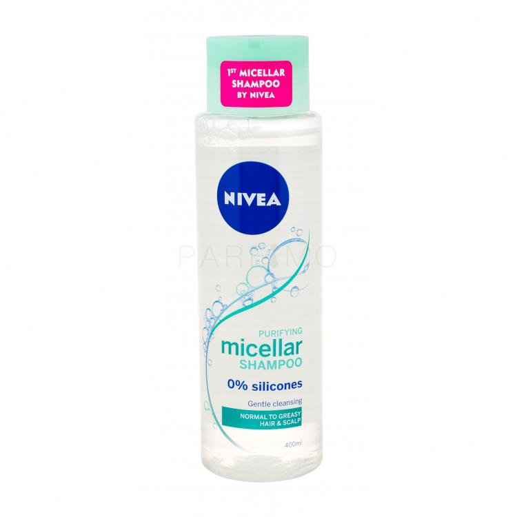 Nivea Micellar Shampoo Purifying Șampon pentru femei 400 ml