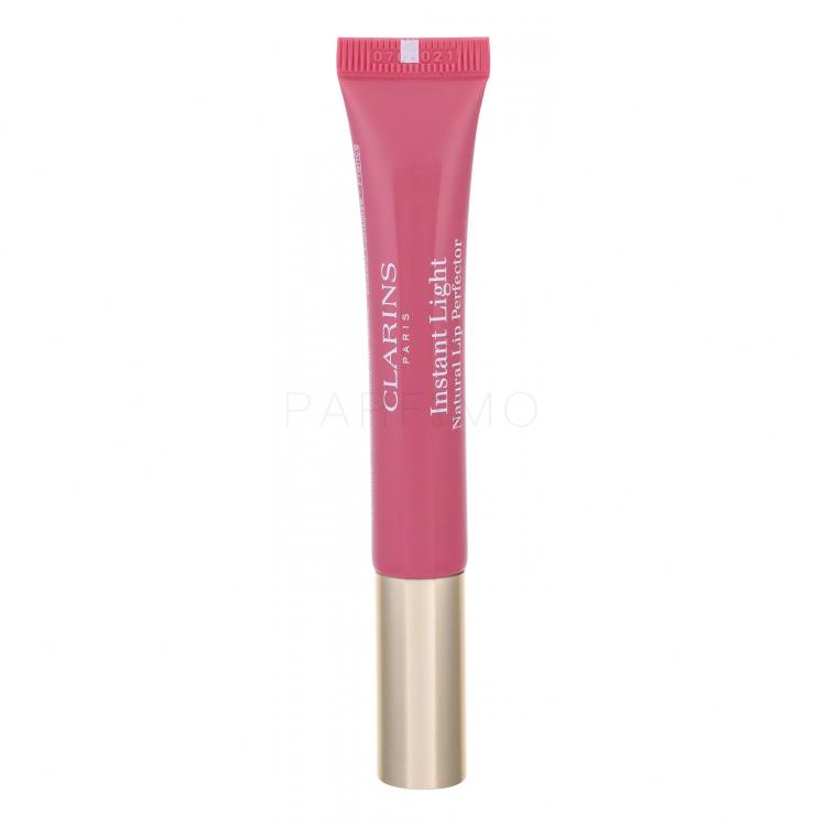 Clarins Instant Light Natural Lip Perfector Luciu de buze pentru femei 12 ml Nuanţă 07 Toffee Pink Shimmer