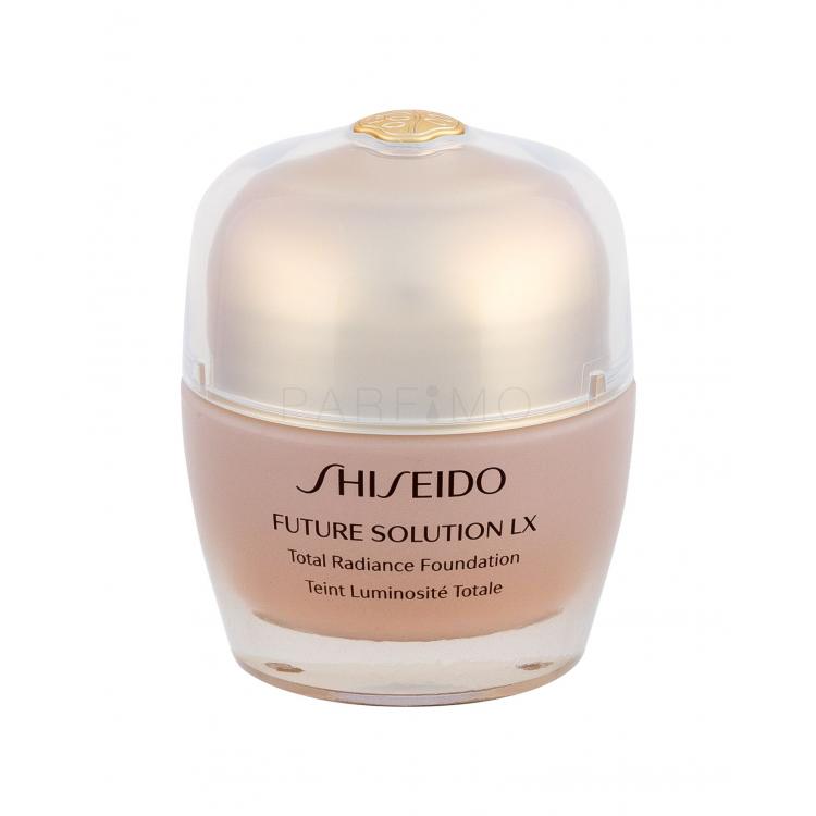 Shiseido Future Solution LX Total Radiance Foundation SPF15 Fond de ten pentru femei 30 ml Nuanţă R3 Rose