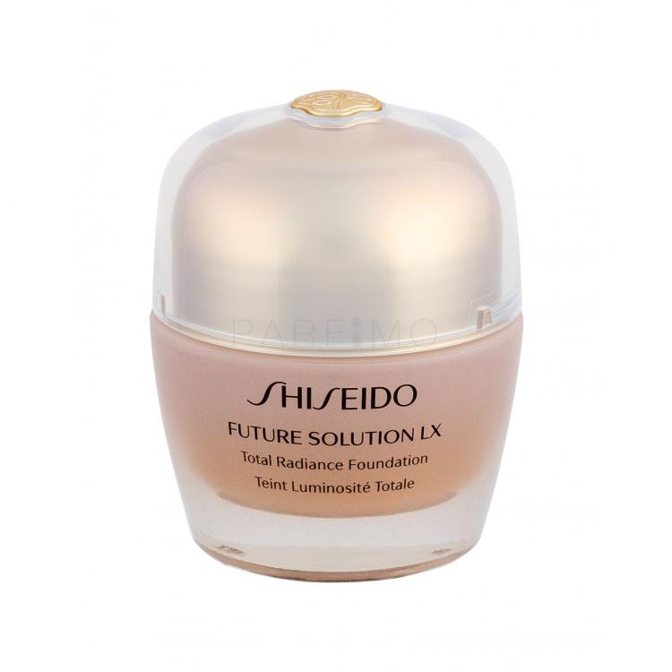 Shiseido Future Solution LX Total Radiance Foundation SPF15 Fond de ten pentru femei 30 ml Nuanţă R4 Rose