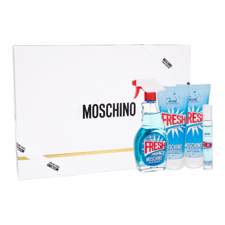 Moschino Fresh Couture Set cadou edt 100 ml + lapte de corp 100 ml + gel de dus 100 ml + edt 10 ml