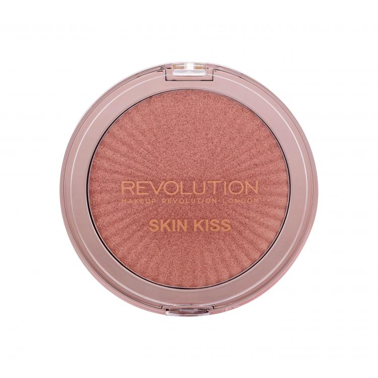 Makeup Revolution London Skin Kiss Iluminator pentru femei 14 g Nuanţă Peach Kiss