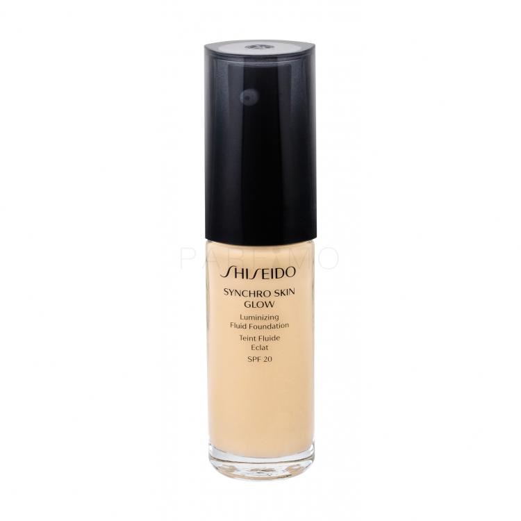 Shiseido Synchro Skin Glow SPF20 Fond de ten pentru femei 30 ml Nuanţă Neutral 2