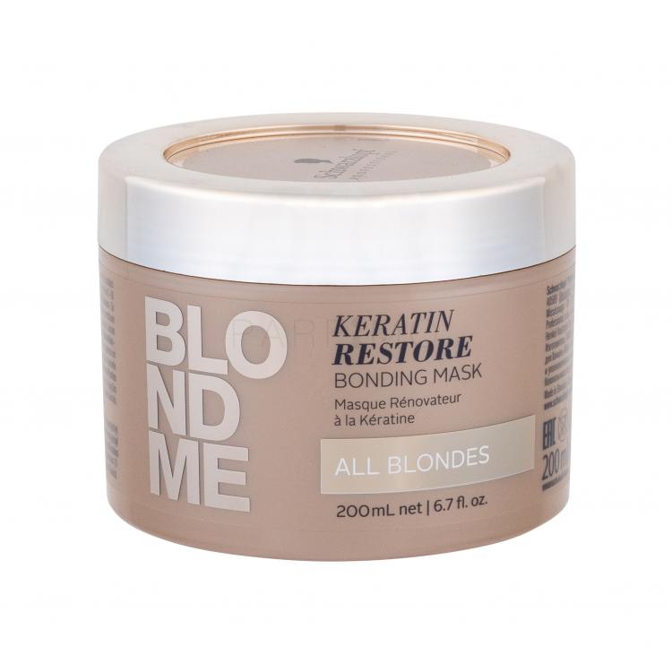 Schwarzkopf Professional Blond Me Keratin Restore Mască de păr pentru femei 200 ml