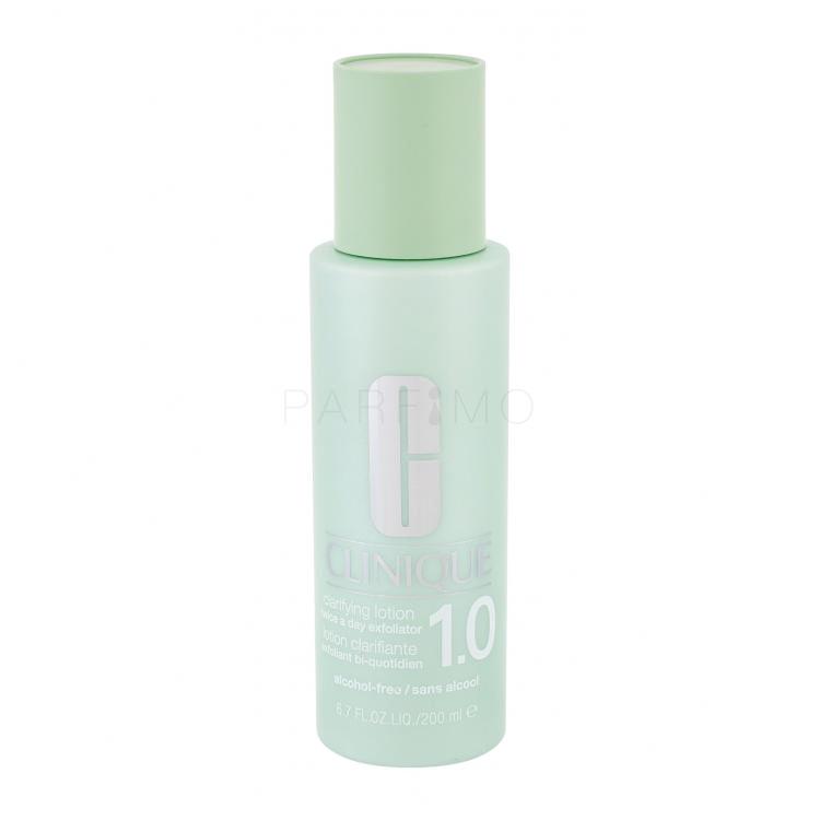 Clinique 3-Step Skin Care Clarifying Lotion 1.0 Alcohol-Free Loțiune facială pentru femei 200 ml