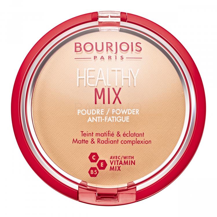 BOURJOIS Paris Healthy Mix Anti-Fatigue Pudră pentru femei 11 g Nuanţă 02 Light Beige