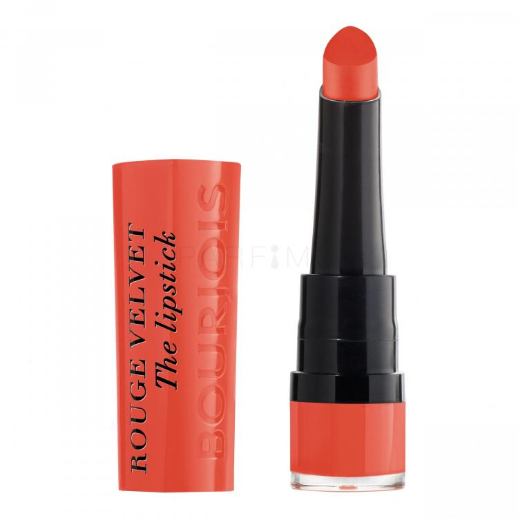 BOURJOIS Paris Rouge Velvet The Lipstick Ruj de buze pentru femei 2,4 g Nuanţă 06 Abrico´dabra!