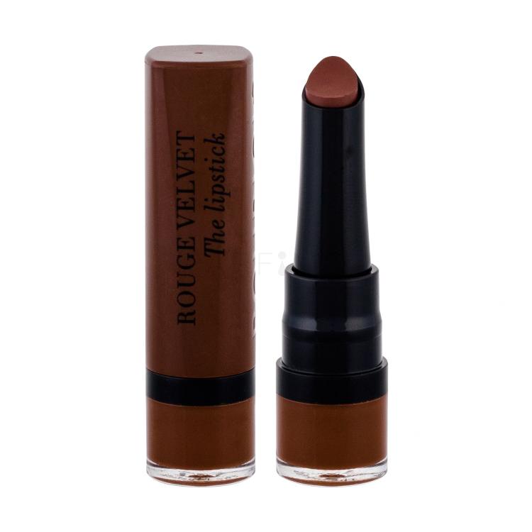 BOURJOIS Paris Rouge Velvet The Lipstick Ruj de buze pentru femei 2,4 g Nuanţă 14 Brownette
