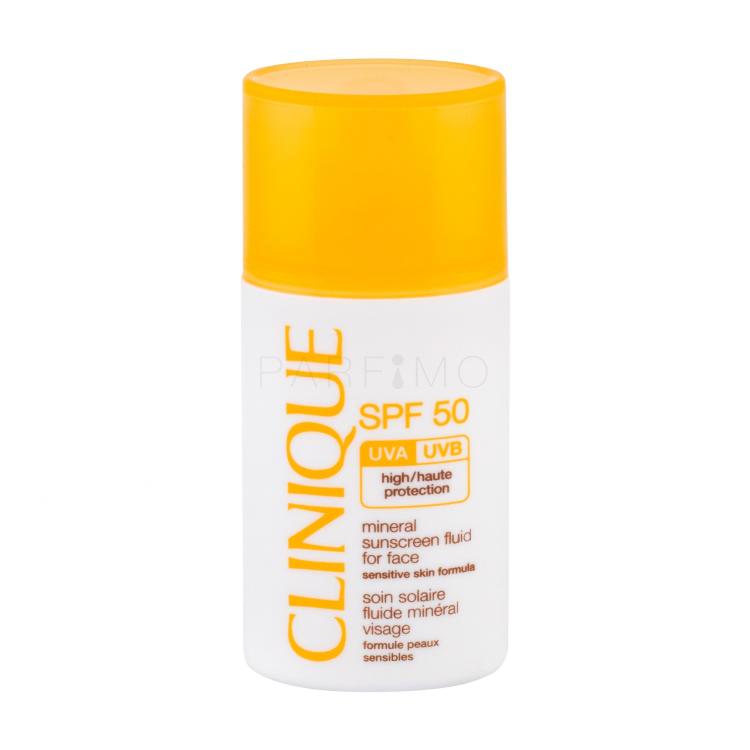 Clinique Sun Care Mineral Sunscreen Fluid For Face SPF50 Pentru ten pentru femei 30 ml