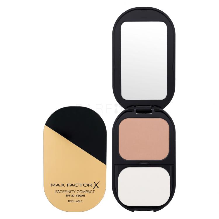 Max Factor Facefinity Compact Foundation SPF20 Fond de ten pentru femei 10 g Nuanţă 003 Natural