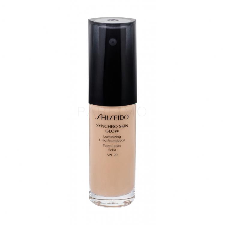 Shiseido Synchro Skin Glow SPF20 Fond de ten pentru femei 30 ml Nuanţă Rose 2