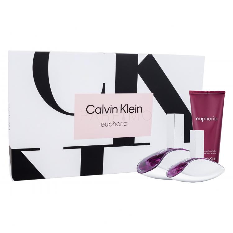 Calvin Klein Euphoria SET1 Set cadou EDP 100 ml + EDP 30 ml + Lapte de corp 100 ml