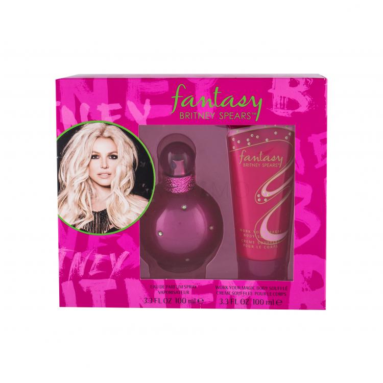 Britney Spears Fantasy Set cadou apa de parfum 100 ml + lotiune de corp 100 ml