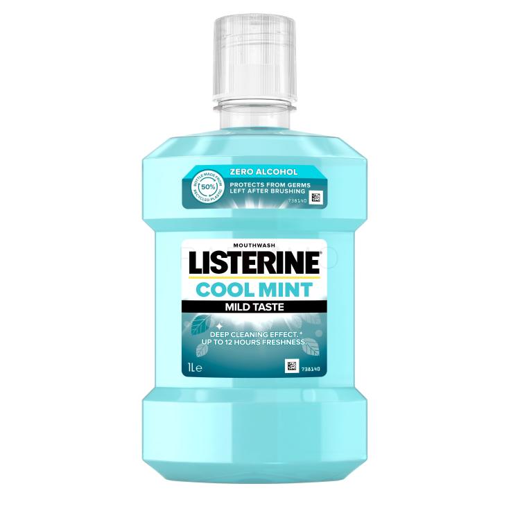 Listerine Cool Mint Mild Taste Mouthwash Apă de gură 1000 ml