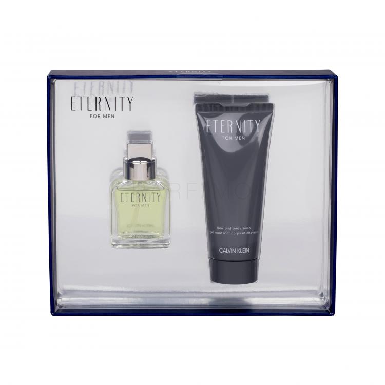 Calvin Klein Eternity For Men Set cadou Apa de toaleta 30 ml + Gel de dus 100 ml