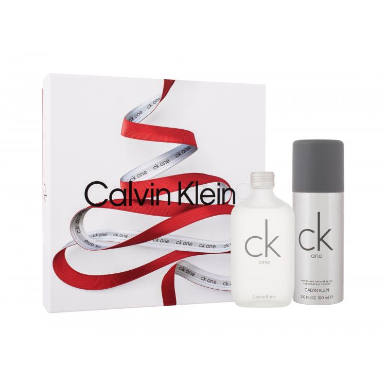 Calvin Klein CK One Set cadou EDT 100 ml + Deodorant  150 ml