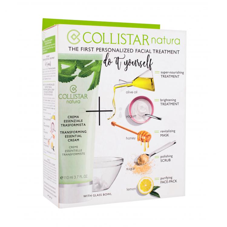 Collistar Natura Transforming Essential Cream Set cadou Crema hidratanta 110 ml + bol 1 buc + spatule 1 buc
