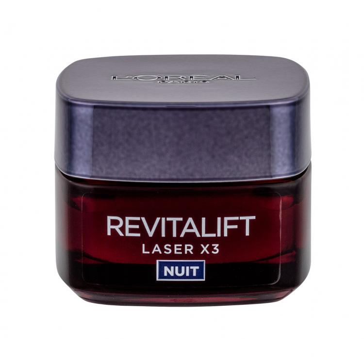 L&#039;Oréal Paris Revitalift Laser X3 Night Cream Cremă de noapte pentru femei 50 ml