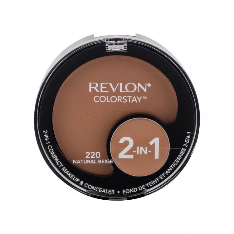 Revlon Colorstay 2-In-1 Fond de ten pentru femei 12,3 g Nuanţă 220 Natural Beige