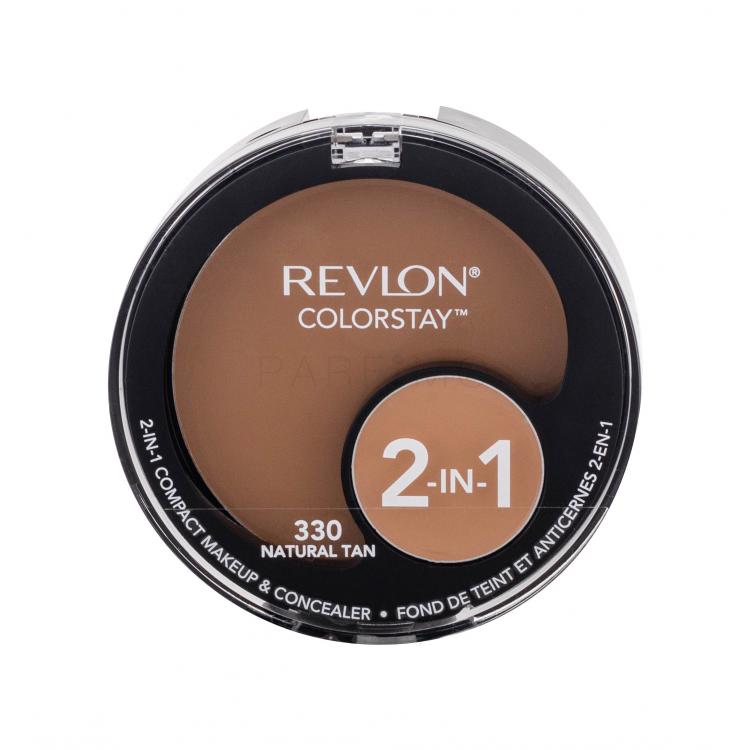 Revlon Colorstay 2-In-1 Fond de ten pentru femei 12,3 g Nuanţă 330 Natural Tan