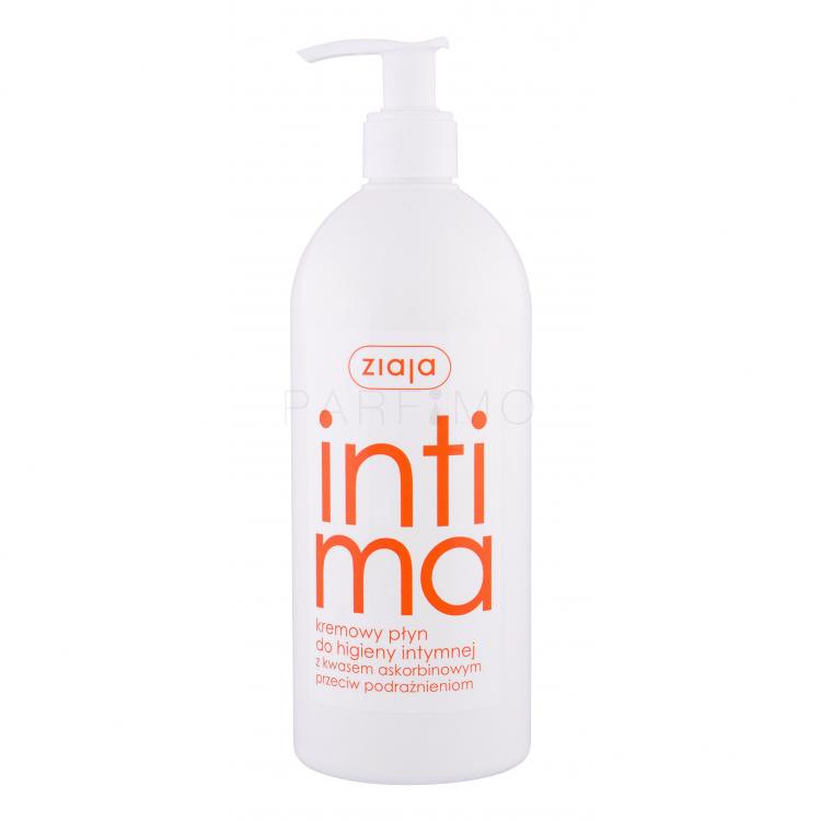 Ziaja Intimate Creamy Wash With Ascorbic Acid Igiena intimă pentru femei 500 ml