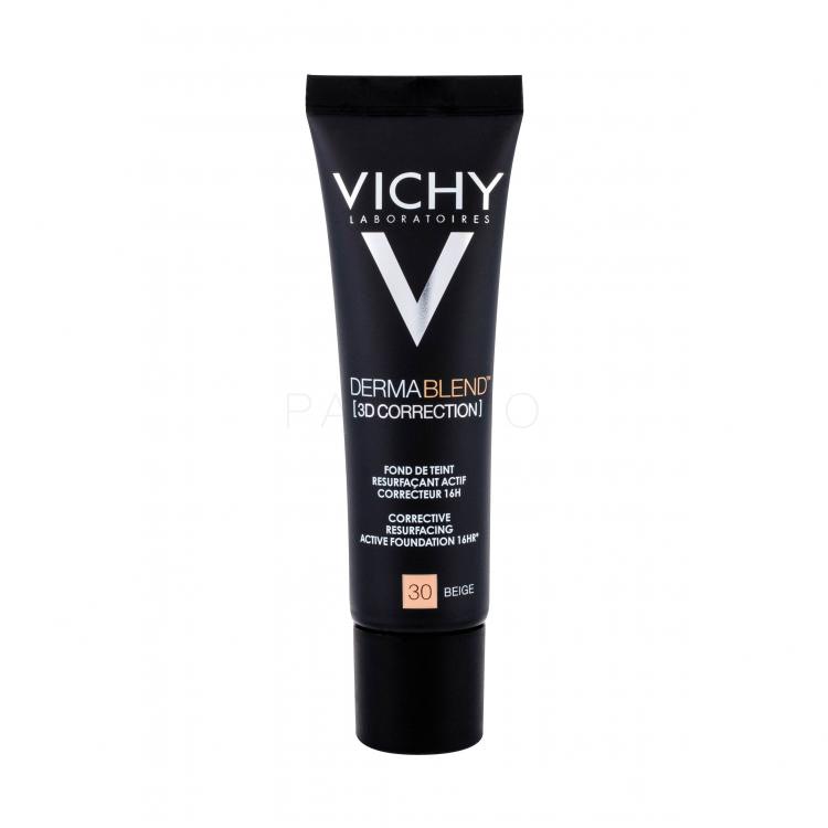 Vichy Dermablend™ 3D Antiwrinkle &amp; Firming Day Cream SPF25 Fond de ten pentru femei 30 ml Nuanţă 30 Beige