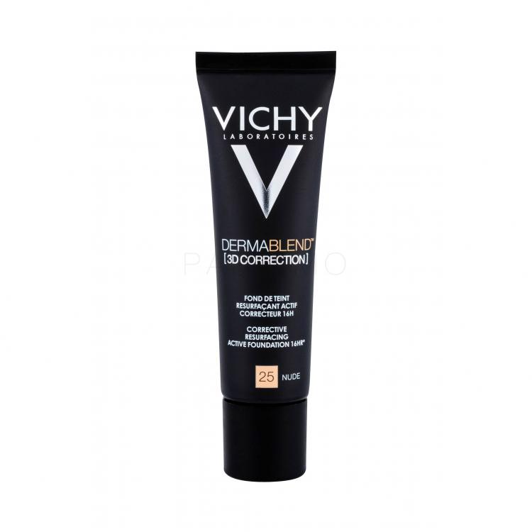 Vichy Dermablend™ 3D Antiwrinkle &amp; Firming Day Cream SPF25 Fond de ten pentru femei 30 ml Nuanţă 25 Nude