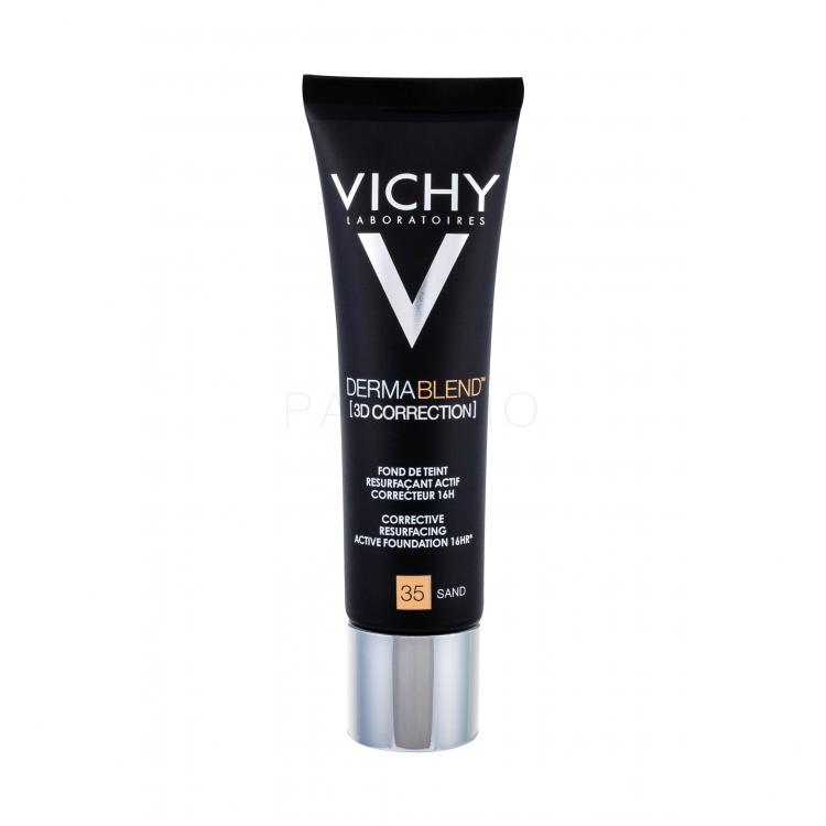 Vichy Dermablend™ 3D Antiwrinkle &amp; Firming Day Cream SPF25 Fond de ten pentru femei 30 ml Nuanţă 35 Sand