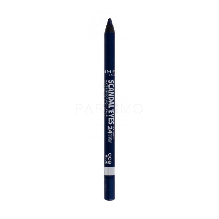 Rimmel London Scandaleyes Kajal 24HR Creion de ochi pentru femei 1,3 g Nuanţă 008 Blue