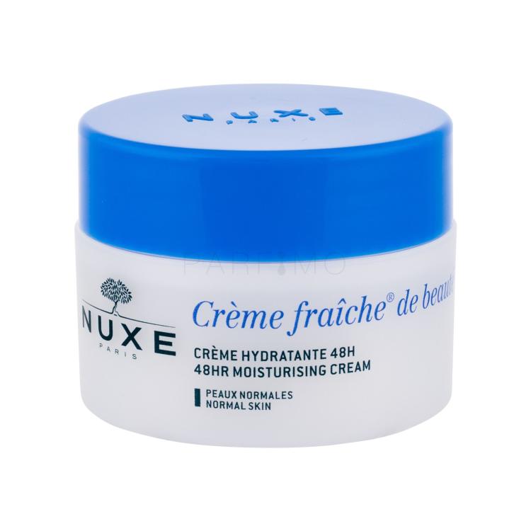 NUXE Creme Fraiche de Beauté 48HR Moisturising Cream Cremă de zi pentru femei 50 ml Cutie cu defect