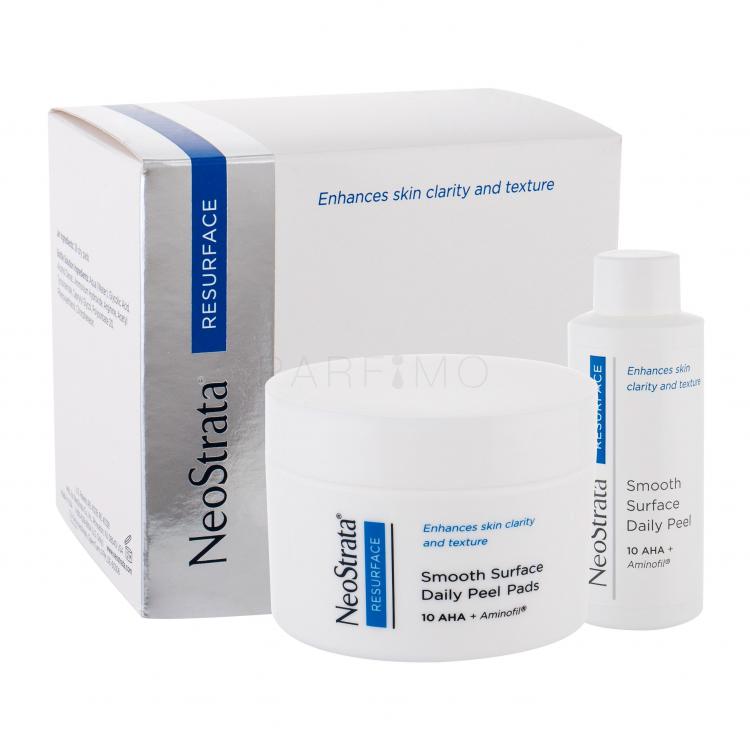 NeoStrata Resurface Smooth Surface Daily Peel Set cadou Exfoliant pentru ten 60 ml + dischete demachiante 36 buc