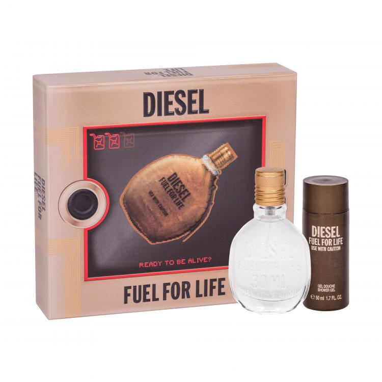 Diesel Fuel For Life Homme Set cadou Apa de toaleta 30 ml + Gel de dus 50 ml